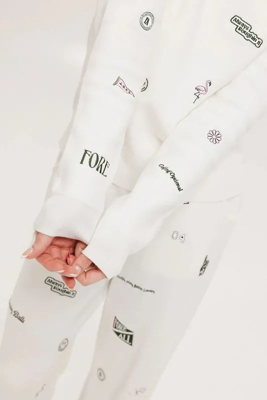 Fore All Dorothy Sweater - White Icon