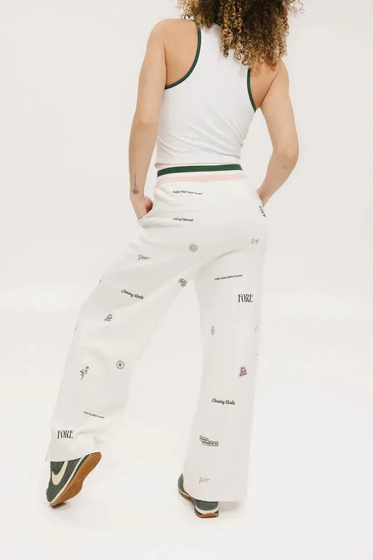 Fore All Kennedy Pants - White Icon