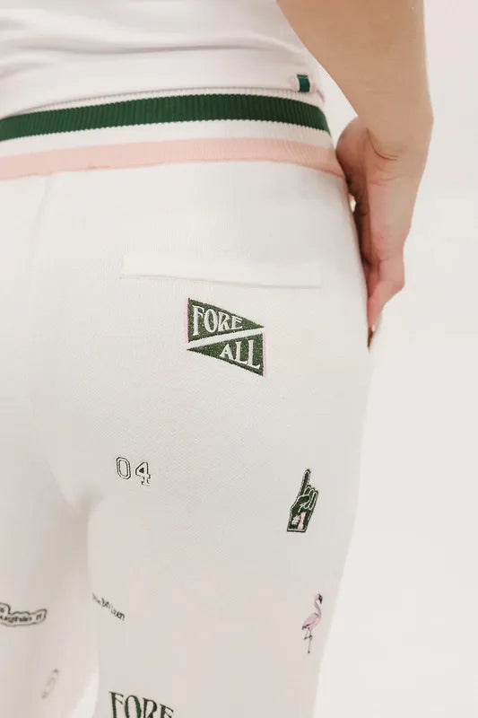 Fore All Kennedy Pants - White Icon