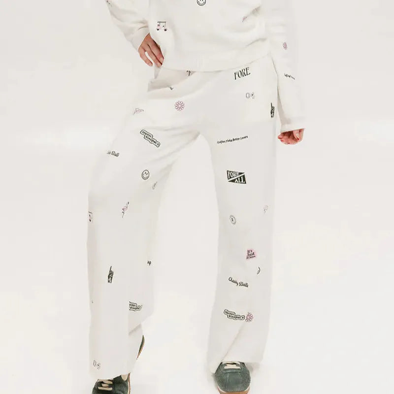 Fore All Kennedy Pants - White Icon
