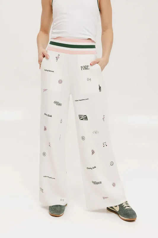 Fore All Kennedy Pants - White Icon