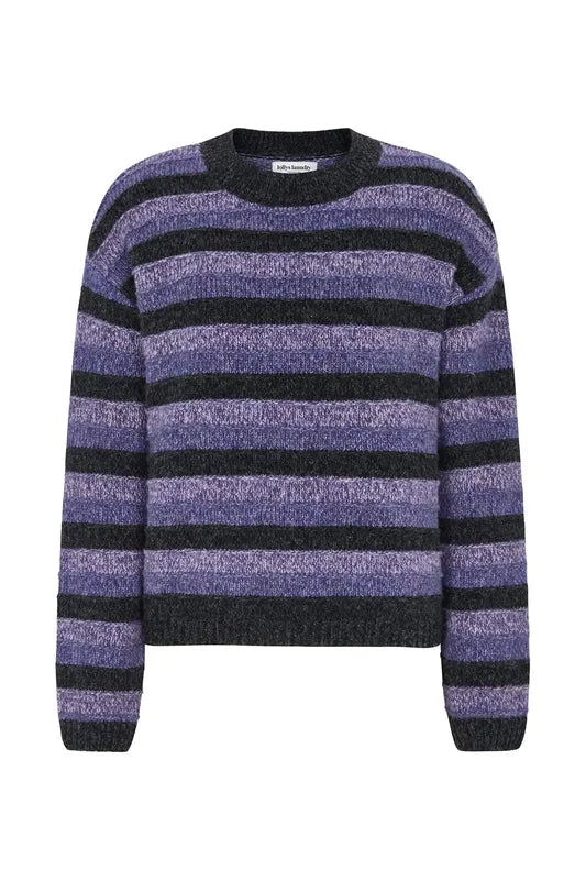 Lolly's Laundry Macie Stripe Sweater - Lavender