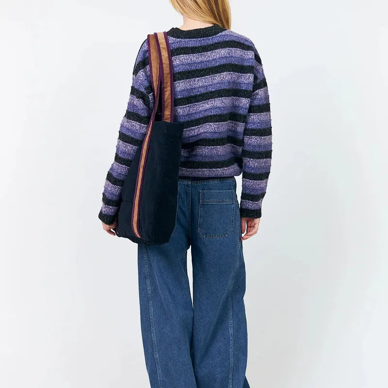 Lolly's Laundry Macie Stripe Sweater - Lavender