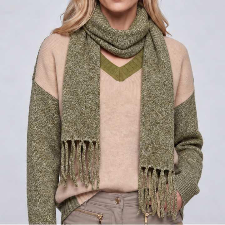 Marc Aurel Scarf - Chartreuse/Sand