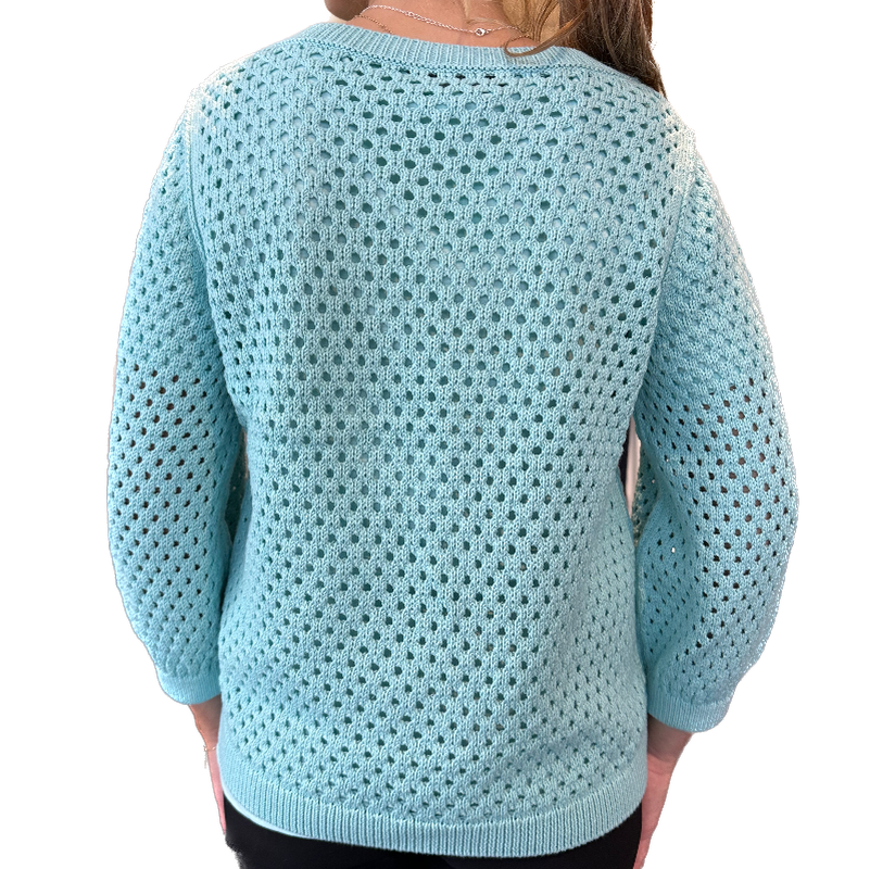 Monari 3/4 Sleeve Sweater - Mint