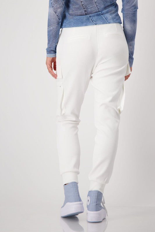 Monari Cargo Jogger - White