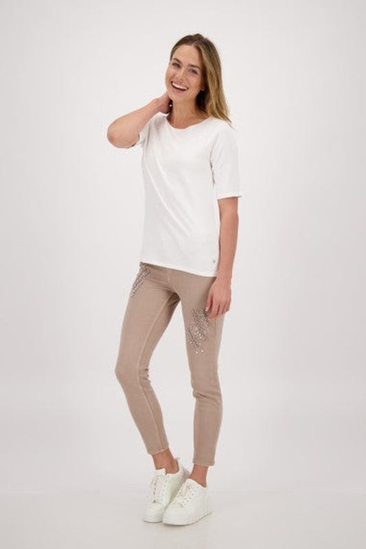 Monari Lux Tee - Ivory