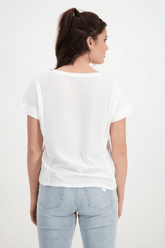 Monari Silky Tee - White