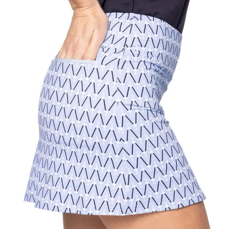 Golftini Nauti & Nice Skort - Blue/White