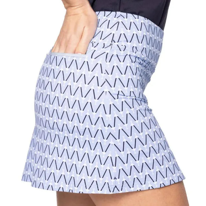 Golftini Nauti & Nice Skort - Blue/White