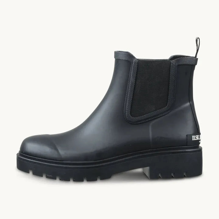 Ilse Jacobsen Short Chelsea Rain Boots - Navy