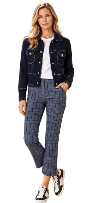 WISPR Julia Cardigan - Patriot Blue