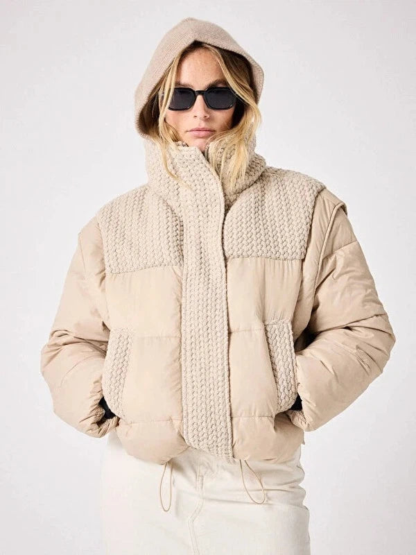 NOTSHY Quilted Jacket/Vest - Beige