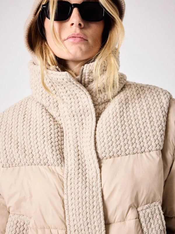 NOTSHY Quilted Jacket/Vest - Beige