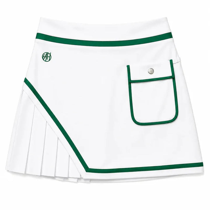 Ashley Herrera Olivia Skort - White/Green