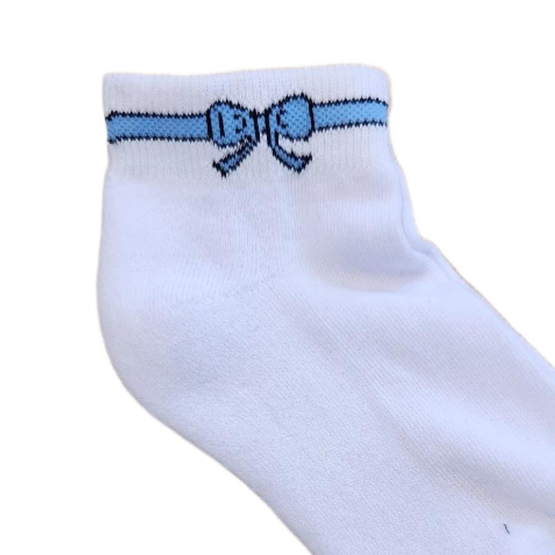 On The Tee Socks - Blue Bow