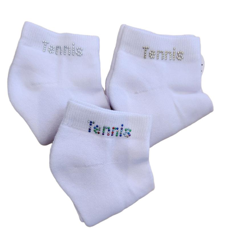 On the Tee Socks - Tennis Nailheads