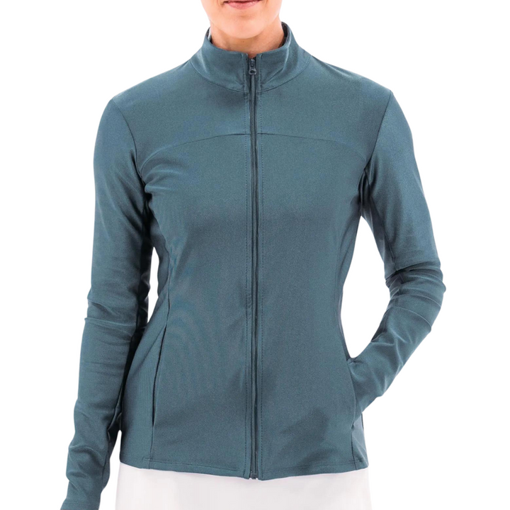 Foray Golf Lux Shine L/S Layer - Grey