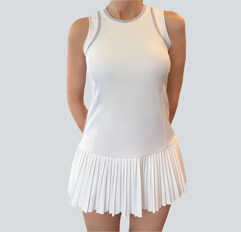 InPhorm Elle Dress - White/Cosmic Sky
