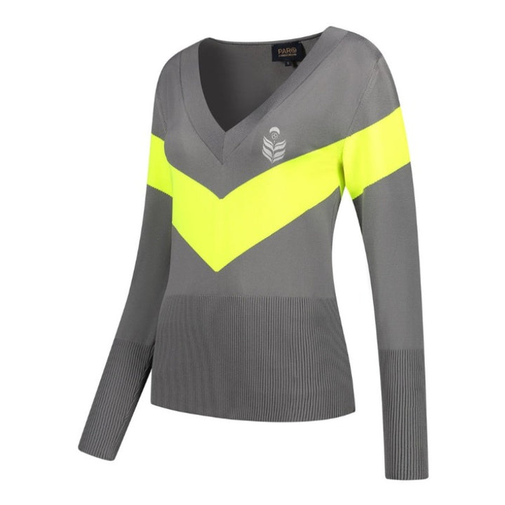 Par69 Belle Sweater - Grey/Neon