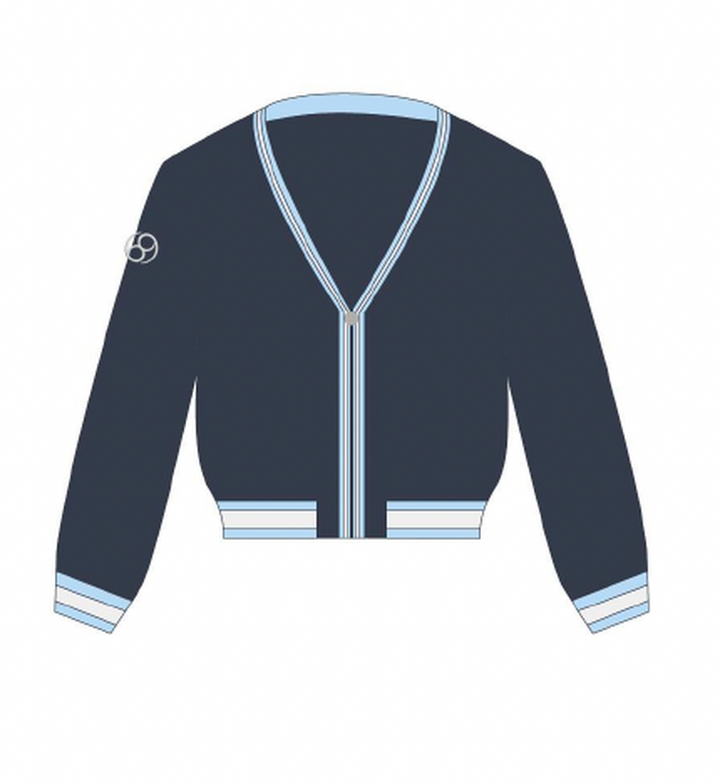 Par69 Bomber Jacket - Navy/Light Blue