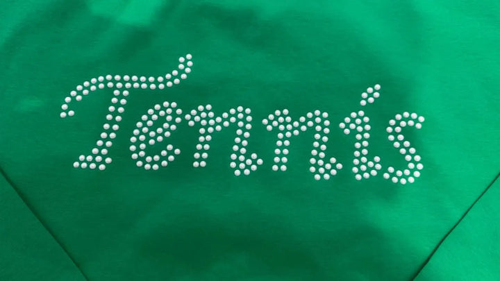 Ashley Herrera Tennis Pearls Sweater - Green