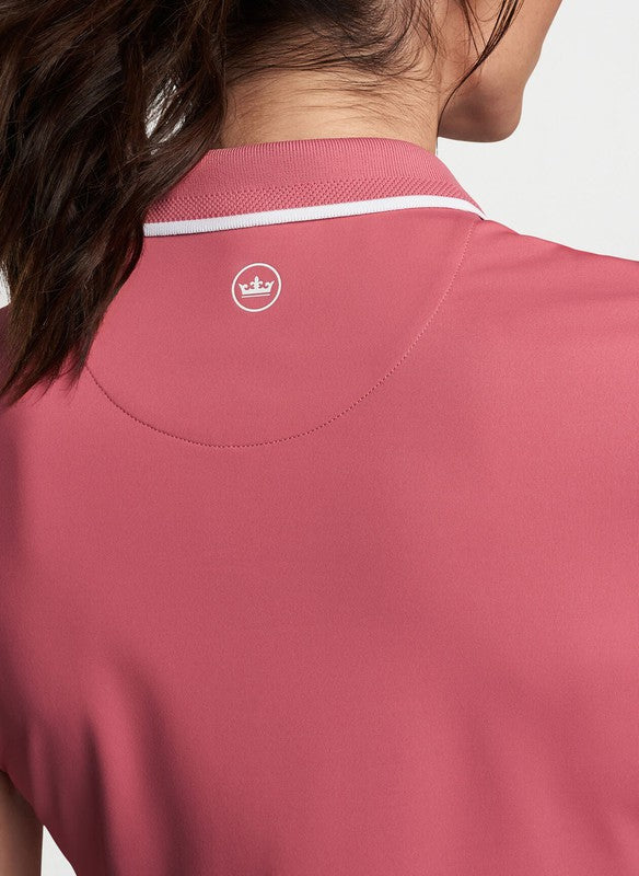 Peter Millar Betty S/S Polo - Pink/White