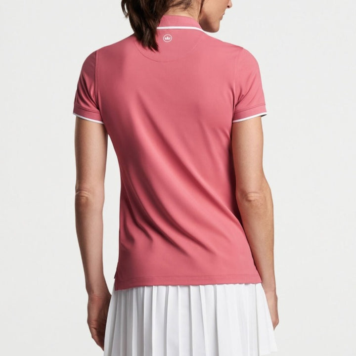 Peter Millar Betty S/S Polo - Pink/White