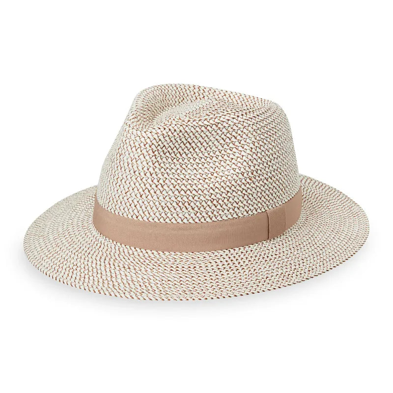 Wallaroo Petite Charlie Fedora - Ivory/Stone
