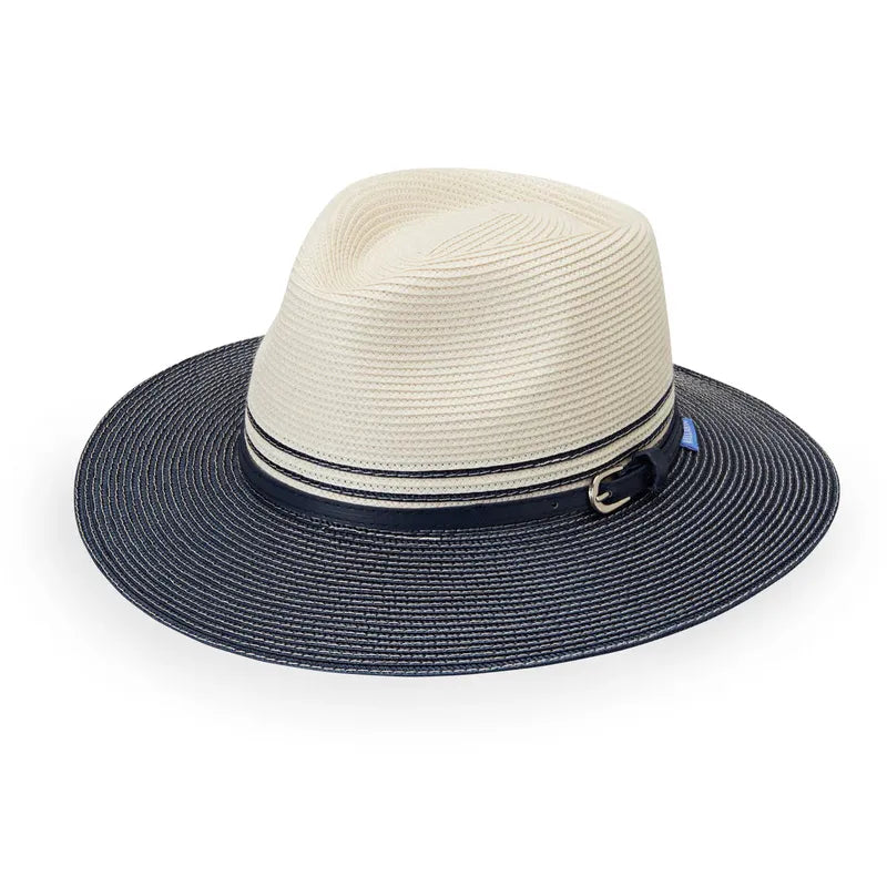 Wallaroo Petite Kristy Hat - Ivory/Navy