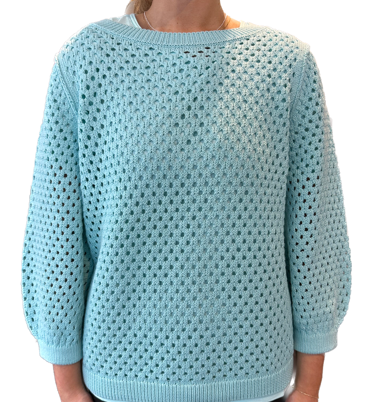Monari 3/4 Sleeve Sweater - Mint