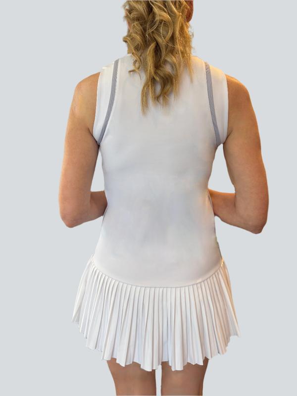 InPhorm Elle Dress - White/Cosmic Sky