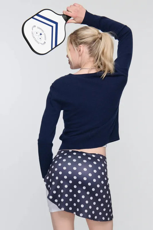 Pickletini Alexa Cashmere Cardi - Navy