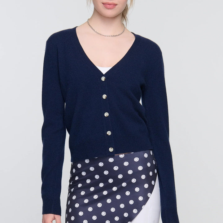 Pickletini Alexa Cashmere Cardi - Navy