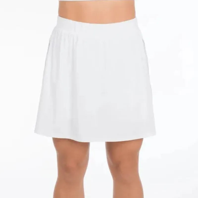 Pickletini Carti Slit Skort - White