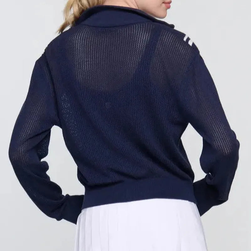 Pickletini Karla Sweater - Navy/White