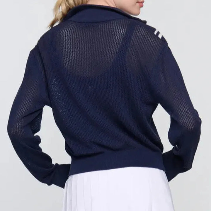 Pickletini Karla Sweater - Navy/White