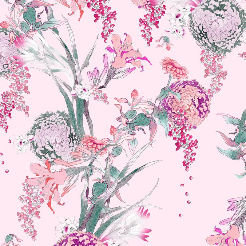 Kastel Tea Garden Skort - Pink/Seafoam