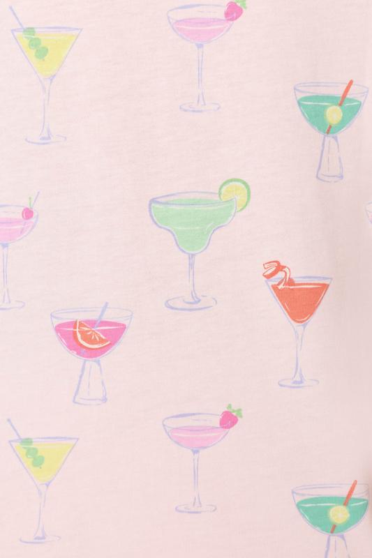 P.J. Salvage Whimsy Sip Happens Pajamas - Pink