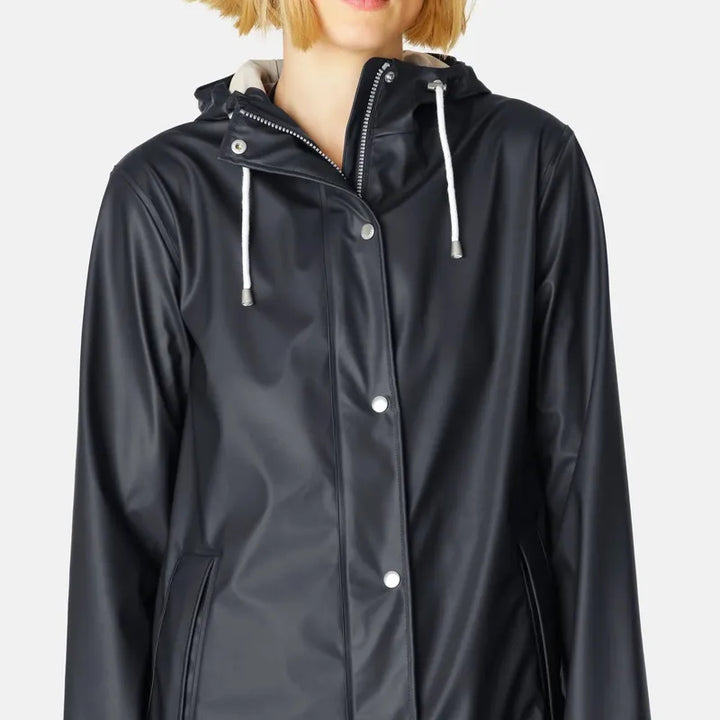 Ilse Jacobsen Rain Jacket - Navy