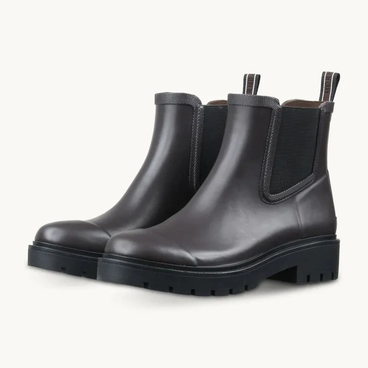 Ilse Jacobsen Chelsea Rain Boots - Brown/Black