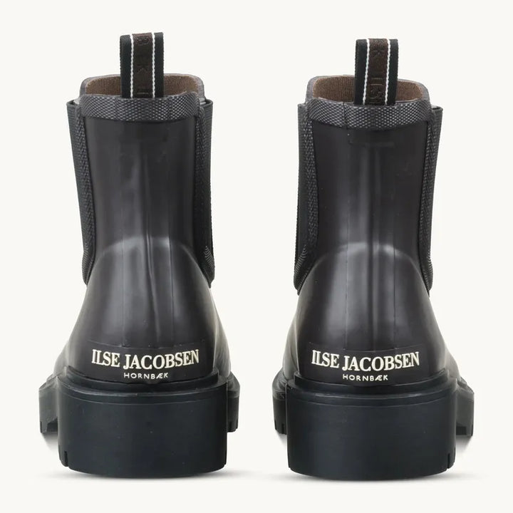 Ilse Jacobsen Chelsea Rain Boots - Brown/Black
