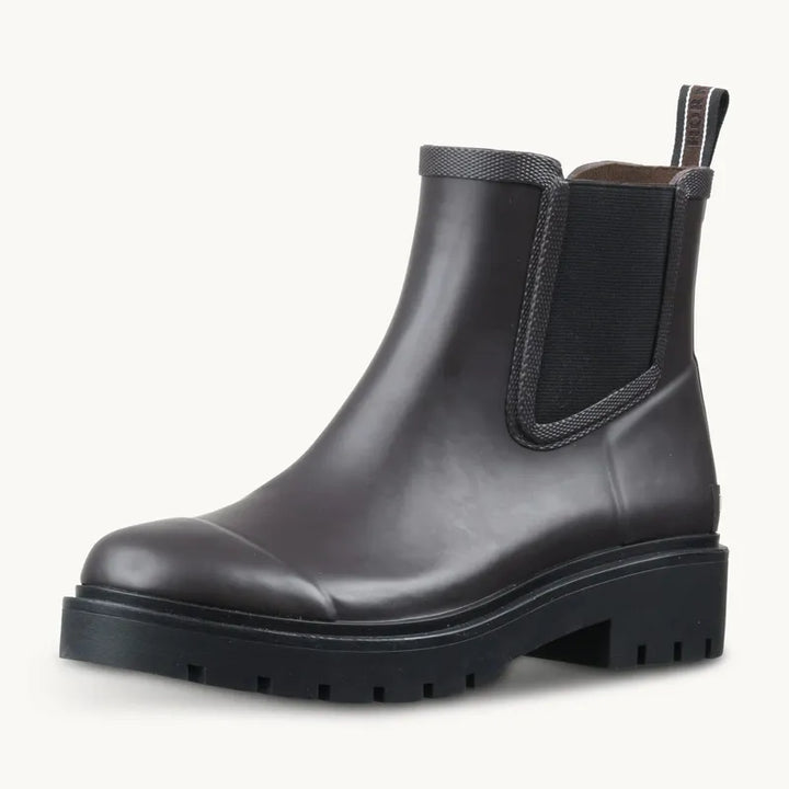 Ilse Jacobsen Chelsea Rain Boots - Brown/Black