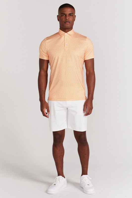 Redvanly Men's Harrow Polo - Tangelo