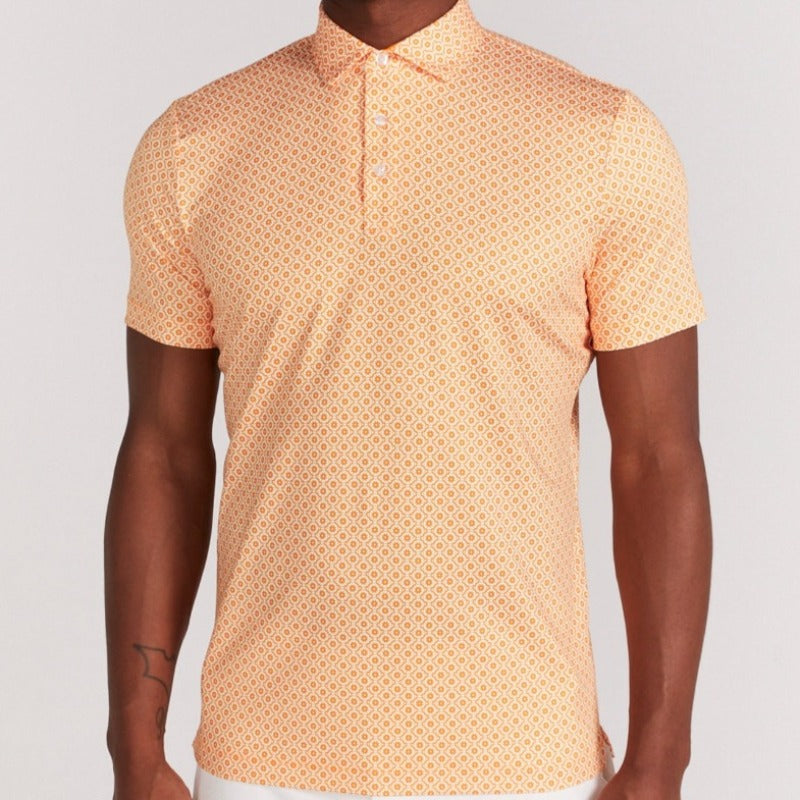 Redvanly Men's Harrow Polo - Tangelo