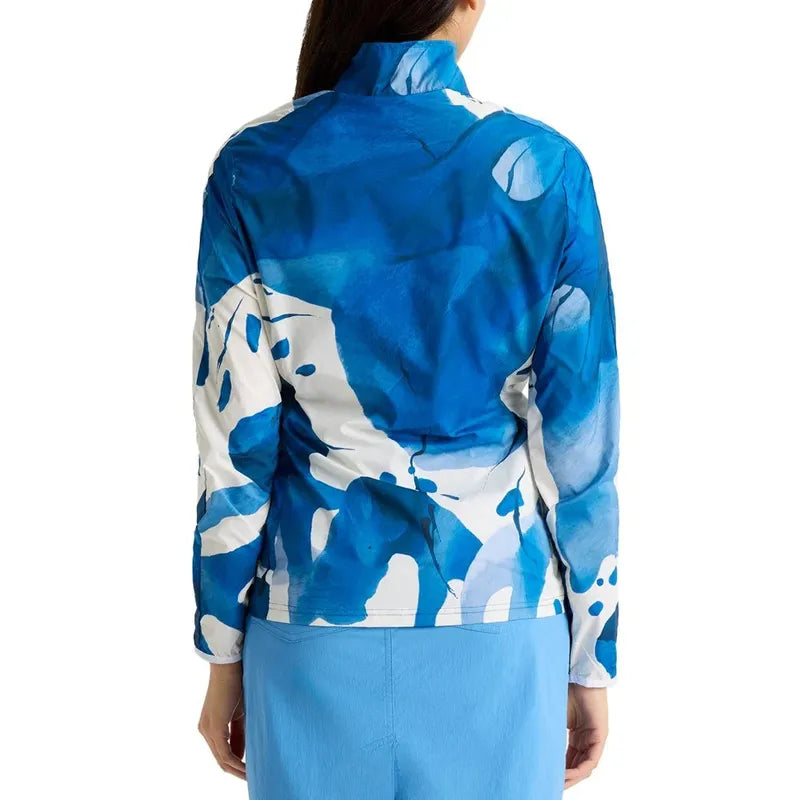 Rohnisch Packable Jacket - Blue Aquarelle