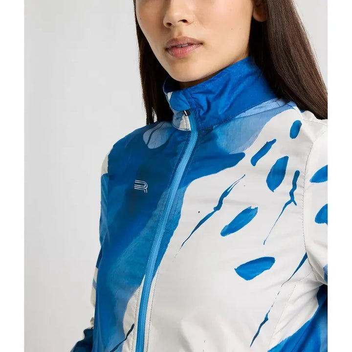 Rohnisch Packable Jacket - Blue Aquarelle
