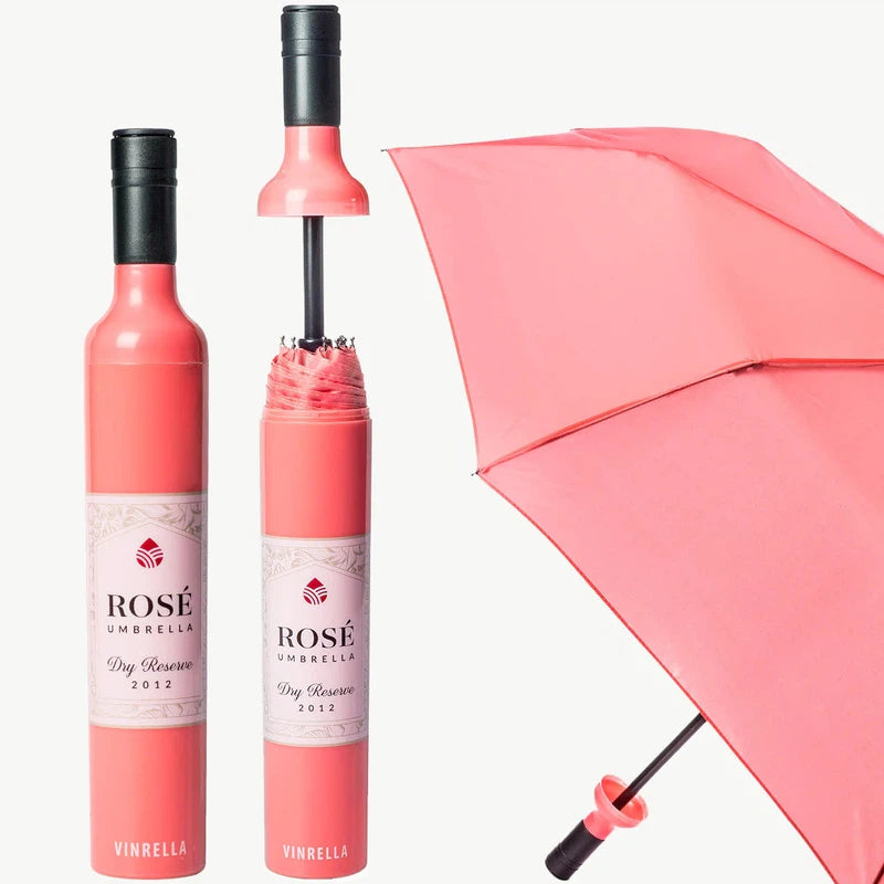 Rosé Wine Bottle Umbrella