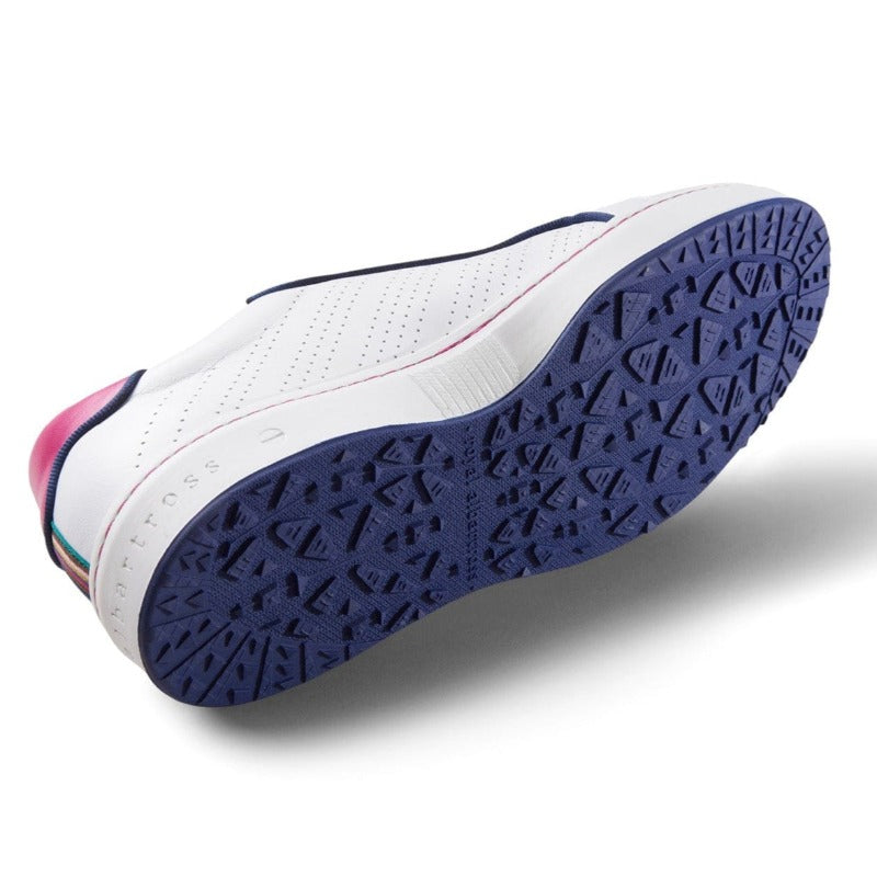 Royal Albartross Hampton Shoe - White/Fuchsia