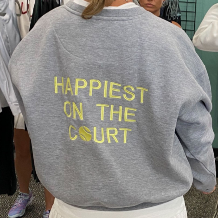 CourtLife Happiest On The Court Sweatshirt
